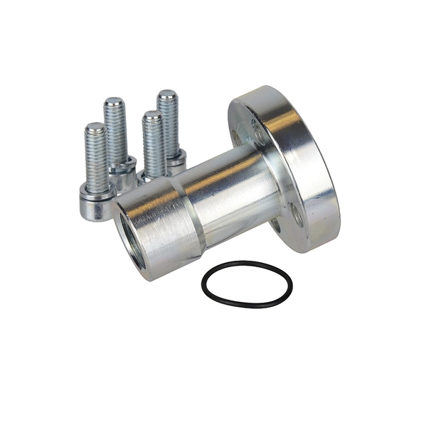 180° FLANGE LONGA – ROSCA INTERNA – FIXAÇAO 4 FUROS