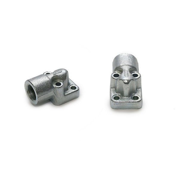 90° FLANGE QUADRADA – FIXAÇAO 4 FUROS